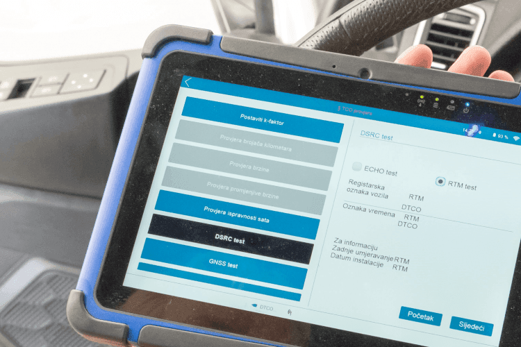Saznajte što se provjerava pri ispitivanju pametnog tahografa